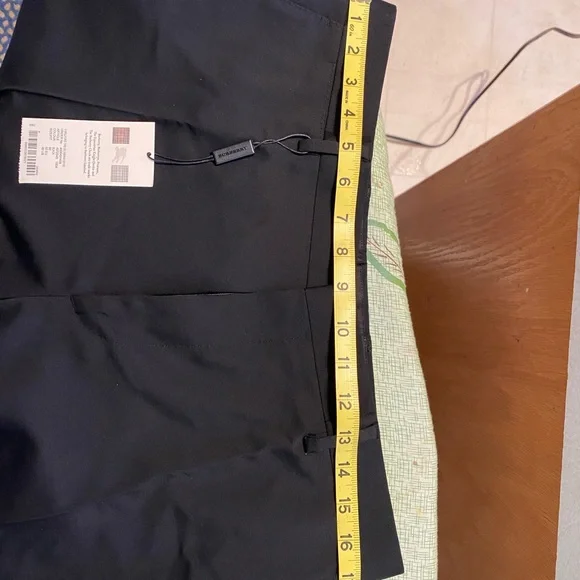 NWT! Mens Burberry Lightweight Wool Dress Pants, Basic Black. Size 33 - 34”waist - Picture 9 of 15